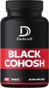 万一のホットフラッシュのための1000mgブラックコホッシュ - 4ヶ月の供給のための240カプセル - ボディマネジメント、女性の健康と免疫システムのサポート