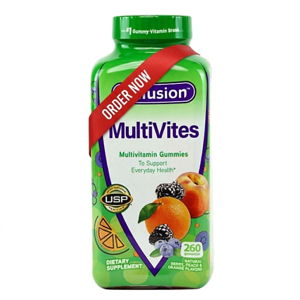Vitafusions はグミー 260 ct を、毎日の健康を支えます- (パッケージ 1) の 7 日の丸薬の箱は含んでいます