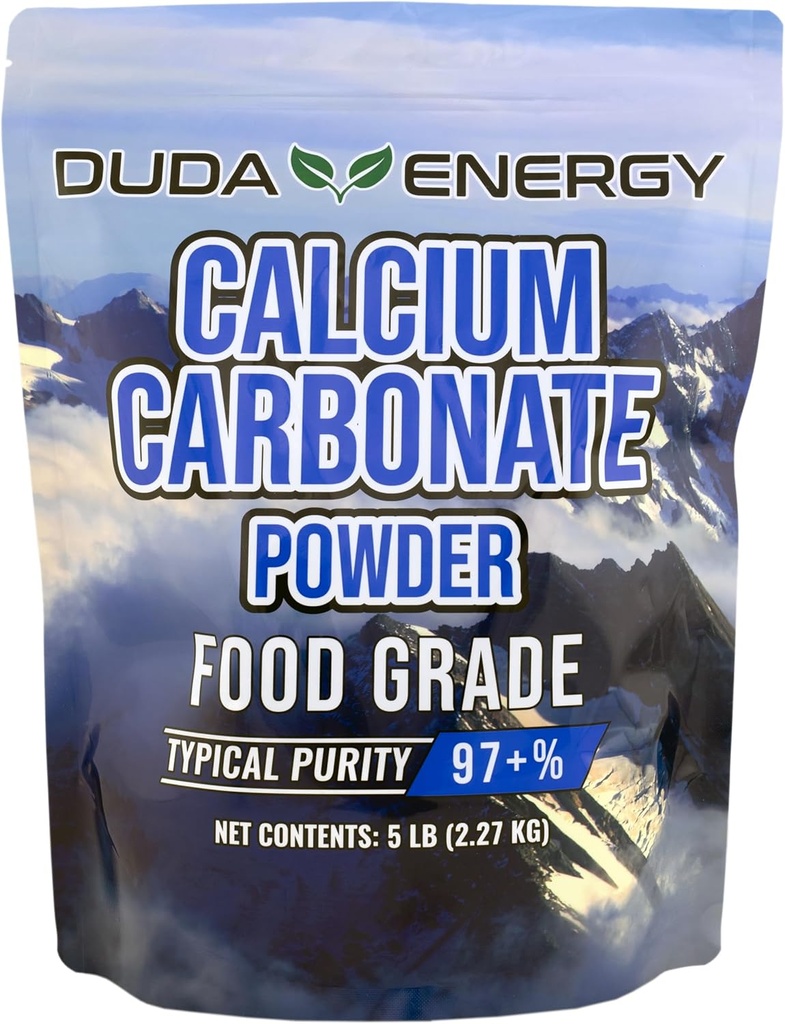DudaのエネルギーFGcc5fの食品等級97+%の炭酸カルシウムは地面の石灰岩、5つのlbから炭酸カルシウムを炭酸カルシウムします。