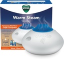 Vicks Warm Steam Vaporizer, Small to Medium Rooms, 1.5 Gallon Tank – Warm Mist Humidifier for Baby and Kids Rooms with Night Light, Works with Vicks VapoPads and VapoSteam