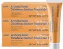 Curist Diclofenac関節炎クリームゲル1%(150gの3チューブ) - リスト、足、肘、足首の痛みを止めます。 手の関節炎の痛みの軽減及び膝関節炎の痛みの軽減(3のパック、5.29のozea。)