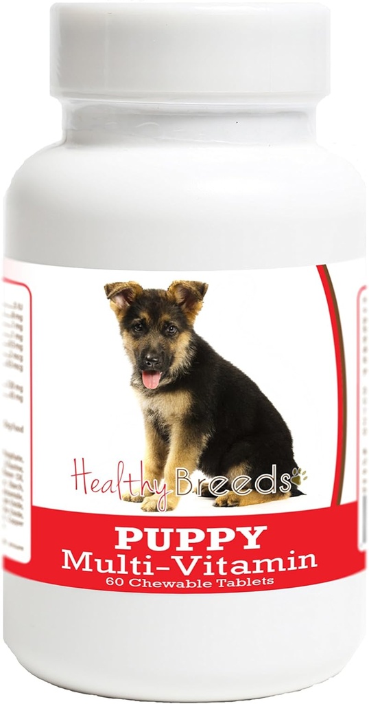 健康な餌のドイツ人の羊飼いの子犬のMultivitaminのタブレット60の計算