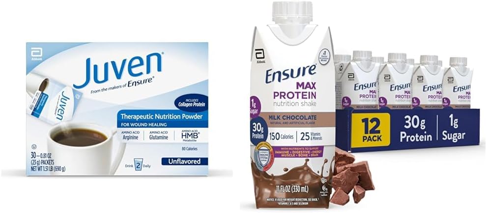 傷の治癒、30の計算および最高の蛋白質の栄養の揺れ、30g蛋白質、12のパックのためのJavenの治療上の栄養の粉