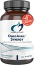 OmegAvail Synergyのデザイン - オメガコンプレックス(大人用) - Omega 3-6-7-9 ボラージュとマカダミアオイル+トリグリセリド(TG)のフィッシュオイルからDHA&EPA(60 Softgels)