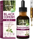 100%の自然な草の低下、ホルモンのバランスのための黒いCohoshのエキス、Menopauseサポート及びPMSの救助。2oz