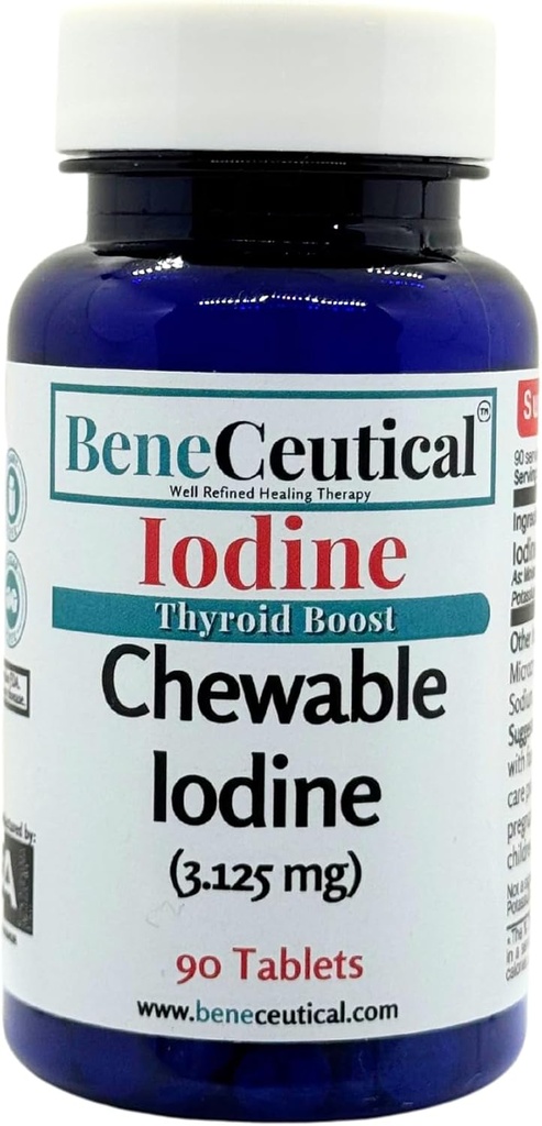 Chewable ヨウ素の甲状腺のブースト 3.5mg 90 の計算