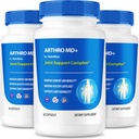 (3つのパック) Arthro MD+のカプセル、公式のArthro MDの接合箇所サポート、柔軟性および移動性、健康な接合箇所のための優れた丸薬、Arthro M Dの検討(180のカプセル)を支えるすべての自然な方式
