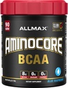 すべてのマックス栄養アミノコアBCAA、ブルーラズベリー - 945 gパウダー - サービングあたりのブランチチェーンアミン酸の8.18グラム - ビタミンB - 充填剤または非BCAAアミノ - 砂糖無料 - 90 サービング