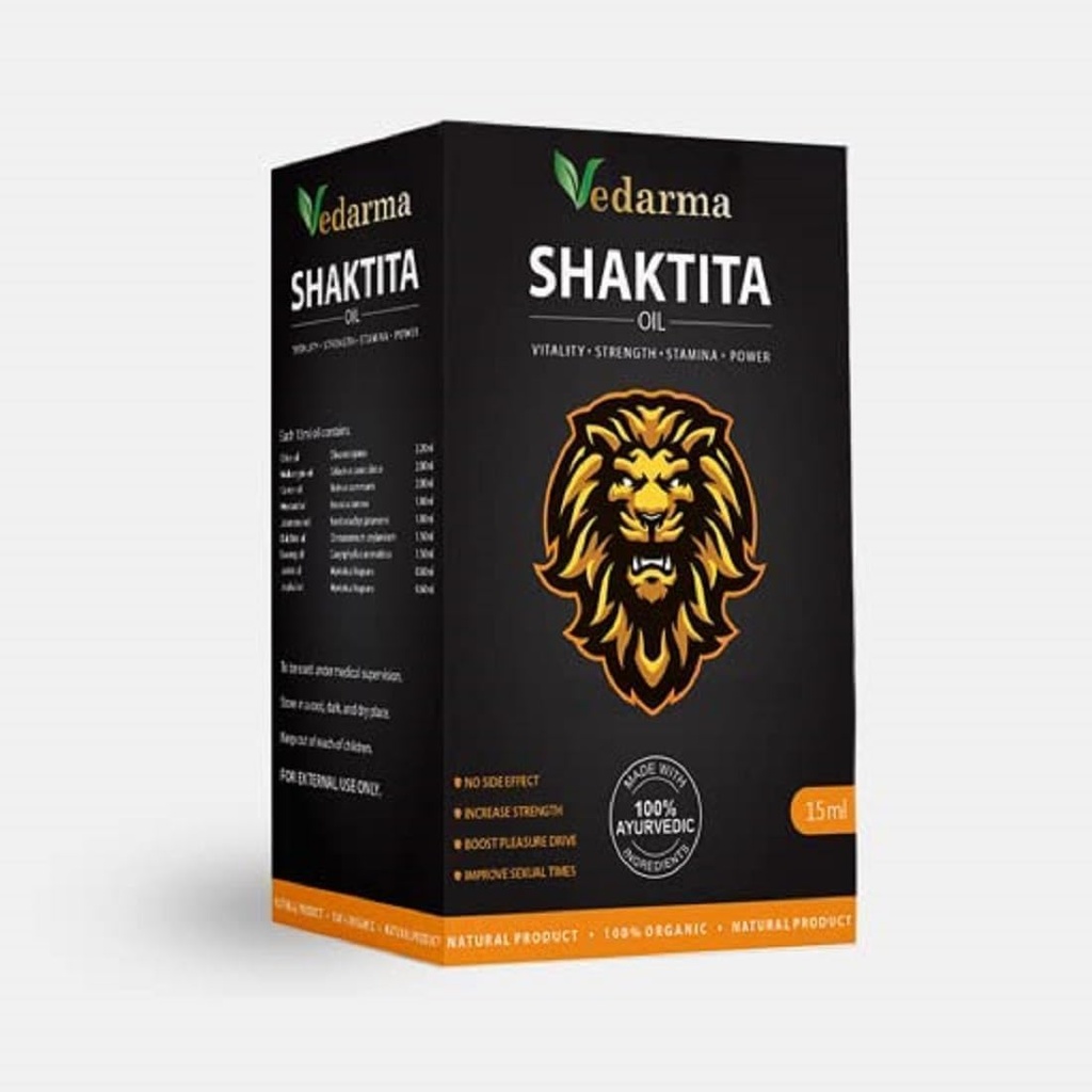人のための強さおよびスタミナのブスター オイルのためのShaktitaオイル- 15ml