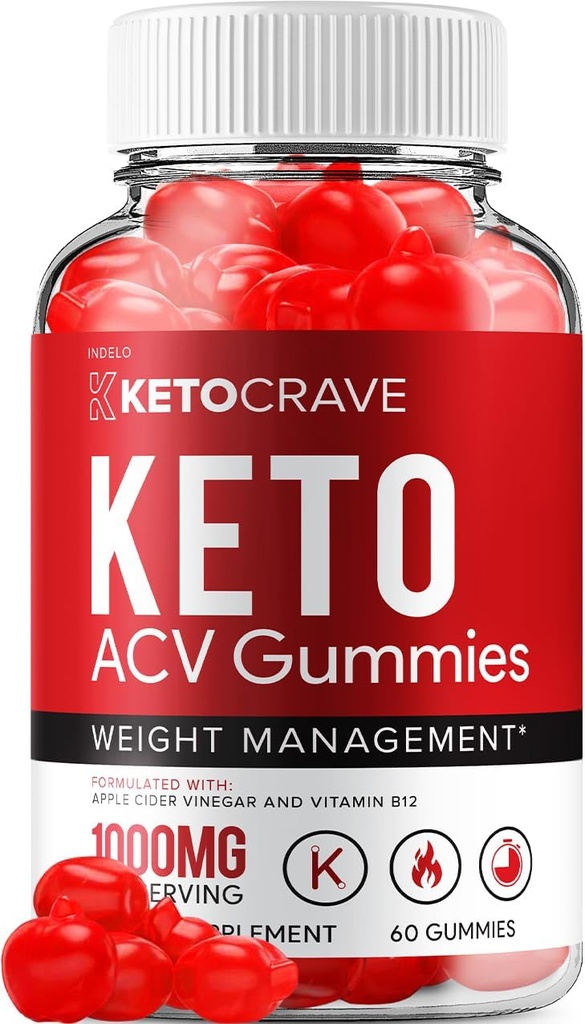 Crave Keto ACVグミー - 高度な式クローブケトプラスACV重量管理グミーApple Cider Vinegar Crave ACVグミーサプリメントのレビュー男性女性(60グミー)
