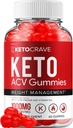 Crave Keto ACVグミー - 高度な式クローブケトプラスACV重量管理グミーApple Cider Vinegar Crave ACVグミーサプリメントのレビュー男性女性(60グミー)