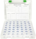 e-Pill 7 Times a Day x 7 Day Clear Weekly Pill Organizer, Vitamin, and Medicine Pillbox with Clear Case