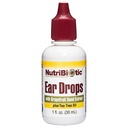 NutriBiotic – 耳のドロップ、1 Fl Oz | グレープフルーツの種子エキス&ティーツリーオイルで耳を和らげる | 完全菜食主義者 | 菜食主義者 | GMOなしで作られた | グルテンフリー