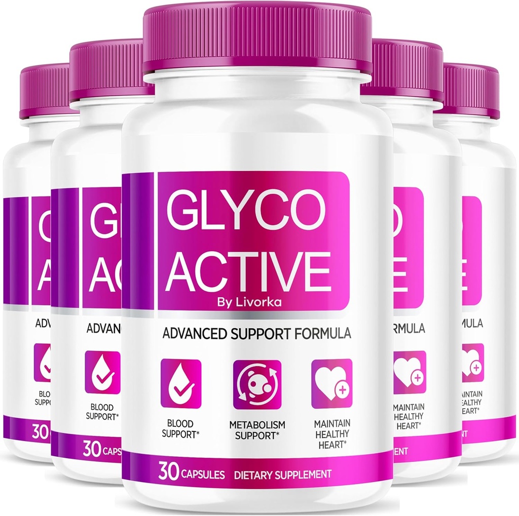 (5パック) Glyco Active、Glyco Active Capsule、Glyco Active Formula、Glyco Active All Natural Formula Pills、Glyco Active Capsulasのレビュー、5ヶ月間150カプセル