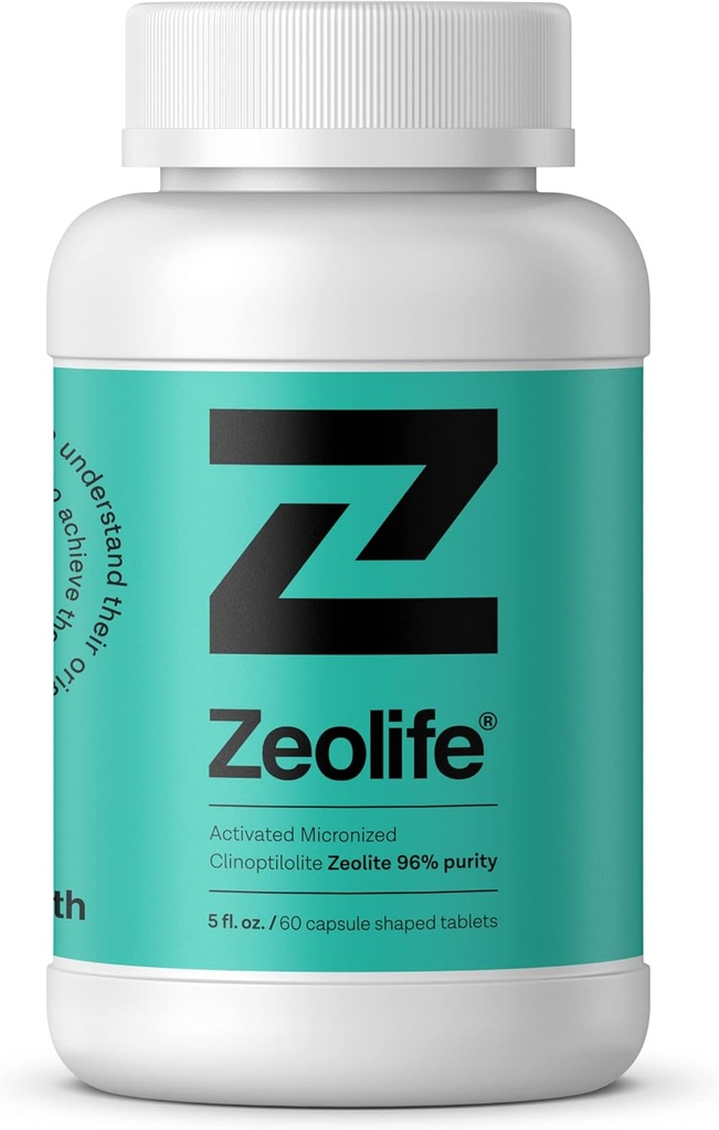 Zeolite-Activated 1 Gram per Capsule Micronized Clinoptilolite 96% Purity. Ultra FINE