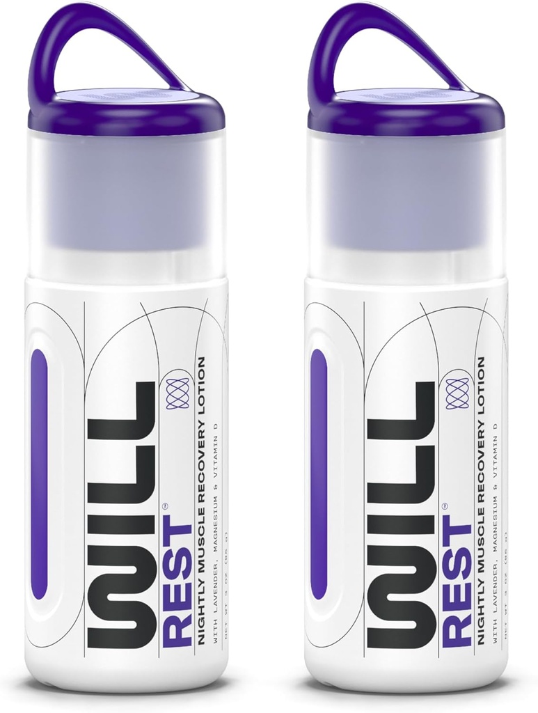 Magnesium Lotion for Sleep I Nightly Topical Magnesium Cream for Relaxation I Vitamin D & Lavender Lotion for Better Sleep & Relief I 3 Fl oz (2 Pack)