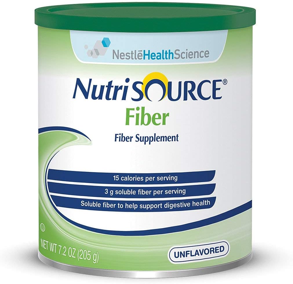 NutriSOURCE繊維の補足の粉FlavorのUnflavoredのカロリー15/1 tbsp (4 g)様式の粉の包装7.2のoz (205 g)は-それぞれ1つできます