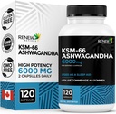 優れた吸収のための黒のペッパーとの一食当たりの活動のAshwagandha KSM-66の補足500MGを更新して下さい-エネルギー及び睡眠援助を高めるために焦点及び泥サポート-カナダで作られる- 120のカプセル