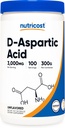 Nutricost D-Aspartic Acid (DAA) Powder 300G - Pure D Aspartic Acid