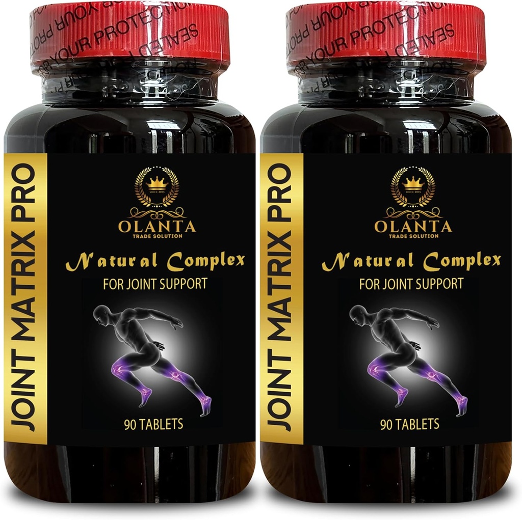 Joint Matrix PRO Complex - Supplements for Knee and Joint Health, Joint Support, Non-GMO, Gluten & Soy Free, Flexibility and Mobility - 2 Bottles