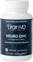 BRAINMD Dr Amen Neuro 亜鉛 - 90 カプセル - 25 mg 亜鉛 ビスグリクリン酸塩 - グルテンフリー - 90 サービング