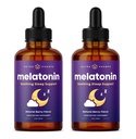 NutraChampsの液体のメラトニンの低下、480のサービング、砂糖の自由な子供のメラトニンの液体の睡眠の援助の補足、ビーガン及び非GMOの自然な果実味、メラトニン1のmgの低下