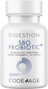 Codeage SBO Probiotics 50 Billion CFUs、多緊張の土壌ベースの組織、旅行サイズの棚安定した Probiotic の補足、有機発酵植物のブレンド及びプレバイオティクス、7日式、14カプセル
