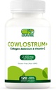 Colostrumサプリメント4 in 1, コラーゲン, セレン&ビタミンC - 2100mg for Immune System & Skin Support - 120ビーガンカプセル, グルテンフリー