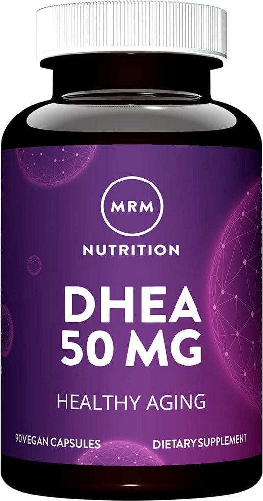 MRM栄養DHEA 50mg | 健康な老化 | 吸収のために微粉化 | 記憶 + 気分 | 純度のためにテストされる高性能液体クロマトグラフィー | グルテンフリー + ビーガン + 非GMO | 90 サービング