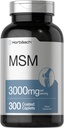 ホルバハ MSM サプリメント | 3000mg | 300 コーティングカプレット | メチルスルフォニルメタン カルチウム | ベジタリアン・非GMO・グルテンフリー