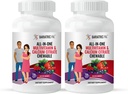 BariatricPalオールインワンCalciumのクエン酸塩及び鉄-混合されたベリー(60日の供給)が付いているChewableマルチビタミン