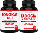DORADO NUTRITION トンカ アリ エキス (Longjack) Eurycoma Longifolia および Fadogia Agrestis 600mg のエキス