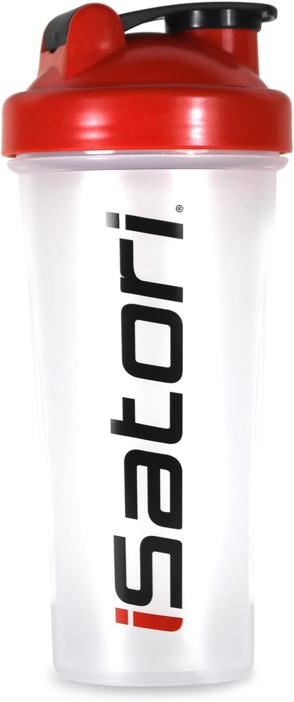 iSatori のステンレス鋼ワイヤーを含む古典的なウィスクの混合の球- 28-Ounce (赤い上の明確なびん)