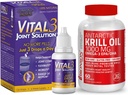 Vital 3 の接合箇所の解決® 臨床的に証明される液体の膝の救助 + Omega-3s EPA、DHA が付いている Bronson の円弧オイル 1000 の mg