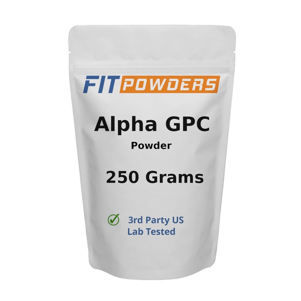 アルファ GPC の粉 250 グラム、非 GMO アルファ GPC の補足のコリンの粉、ビーガン、テストされる第三者予備ワークアウト、記憶および焦点、スコップと