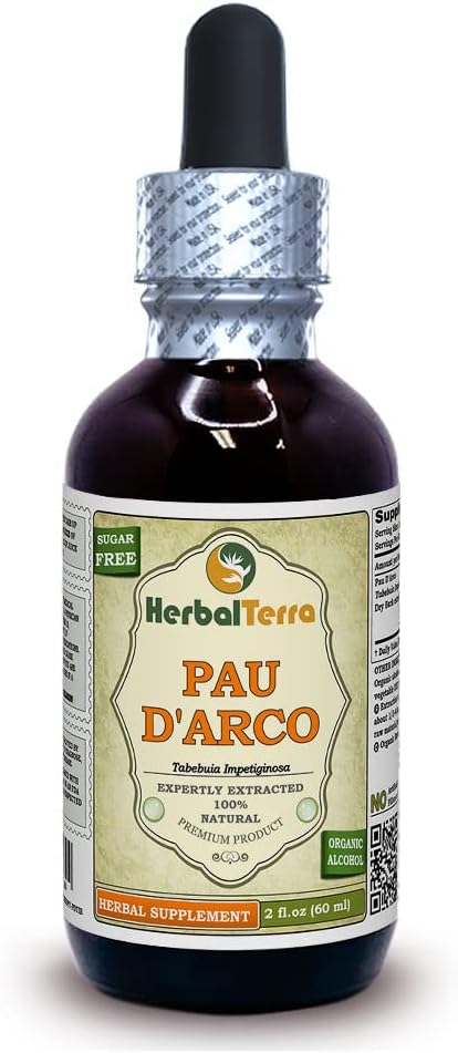 草のテラLLC PAU d'arco (Tabebuia Impetiginosa)チンキ、乾燥された樹皮の液体のエキス2のoz