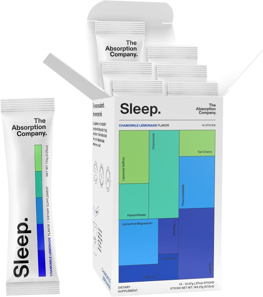 睡眠の援助の粉-Liposomal Saffron、マグネシウム及びファーマGABA Melatonin-Freeの自然な補足との深い睡眠のための飲み物を Calming は圧力を減らし、睡眠の質を改良します シャングリムのLemonade 14の棒を締めます