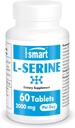 Supersmart - 1日あたりのL-Serineサプリメント2000mg(イージーツーテイク) - アミノ酸サプリメント | 非GMO&グルテンフリー - 60錠