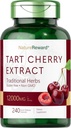 Tart Cherry Extract 12000mg | 240 Capsules | Non-GMO and Gluten Free Formula | Herbal Supplement