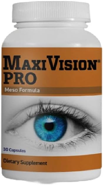 MaxiVision® PRO Meso式 - Mesozeaxanthin - ルテイン - ゼアキサンチン - 30カプセル、1ボトル(30カプセル、30.00、カウント)