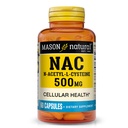 MASON NATURAL NAC N、アセチル、L、Cysteine 500のmg、2か月の供給、サポート正常な細胞の健康、一般的なウェルネスのための免疫システム ブースター、60のカプセル