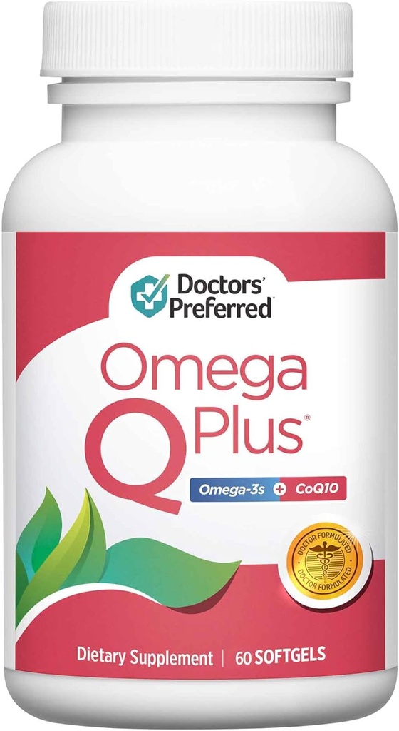 ドッカーズ・プレフェルド Omega Q Plus– Omega-3 および CoQ10 の補足は CoQ10 の 50 mg の毎日中心の健康サポートを提供し、酸化防止力(60 のsoftgels)を提供します