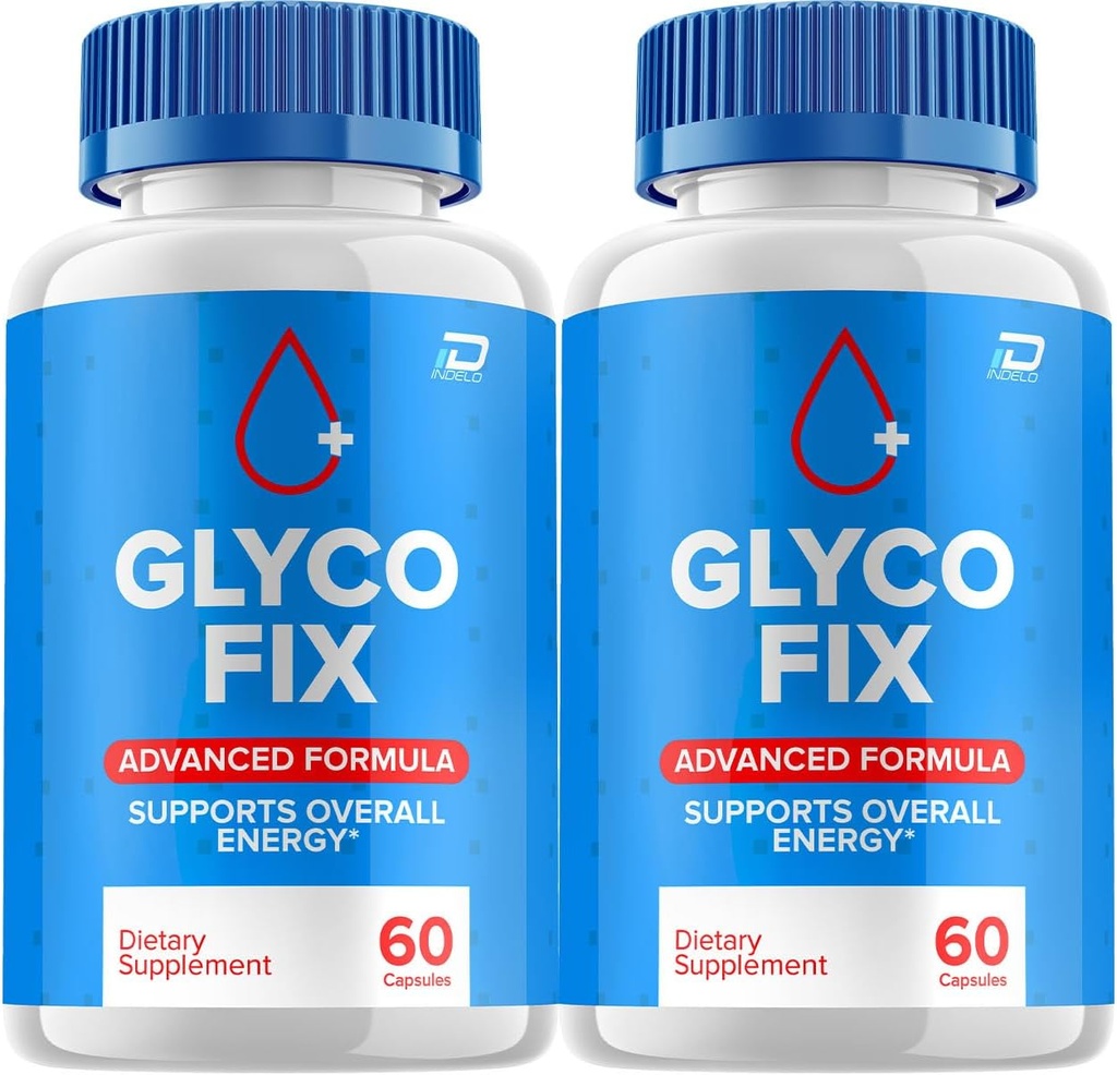 Glyco Fix - GlycoFixアドバンストサプリメント、健康的なレベルを維持するためのすべての自然式、最大強度デイリーフォーミュラ、Gyco Fixカプセルレビュー(2パック - 120カプセル)