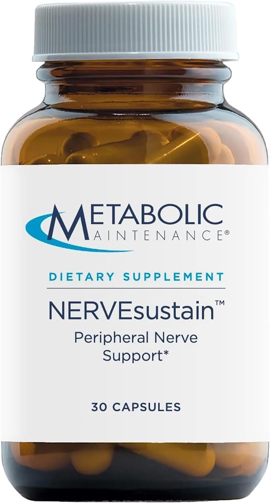メタボリックメンテナンス nervesustain - 周辺 Nerve + Homocysteine サポート - マグネシウム、B ビタミン メチル B12 + 葉酸 30 カプセル)