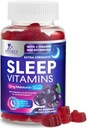 メラトニン12mgと眠るグミー - 余分な強さの睡眠ビタミンGummy、自然なメラトニンGummy、大人のための時事な睡眠サポートサプリメント、ビーガン、非GMO、ゴミタスパラドミール - 60グミー