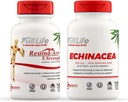 完全な生命 Reuma-Art X の強さおよび Echinacea のカプセル - 共同サポート補足 - Echinacea の Purpurea のエキス - Kosher、グルテンフリー- 90 の野菜のカプセルそれぞれ