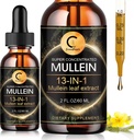 Mulleinは肺、Mulleinの葉のエキス、極度の集中されたMulleinの液体のチンキ、Vegan、非GMO、2つのFLのOZのために低下します