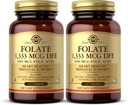 Solgar Folate 1,333 mcg DFE (Folic Acid 800 mcg) - 250錠, 2のパック - プレナタルサポート - 非GMO, 完全菜食主義者の, グルテンフリー, 酪農場無料, Kosher - 500 合計サービング