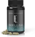 エンチャンテッドリビングスピリナカプセル - 90 x 500mg、高機能植物ベースのスーパーフード、サプリメント、非GMO野菜セルロースビーガンフレンドリーなカプセル